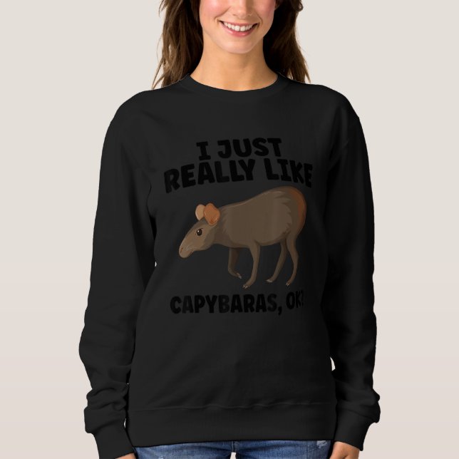 Camiseta Funny Capybara Design For Pet Owner Cool Capybara  (Frente)