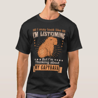 Camiseta Funny Capybara Gift Women Kids Capybara