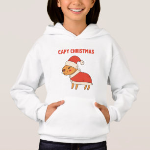Camiseta Funny Capybara Papais noeis Capy Christmas