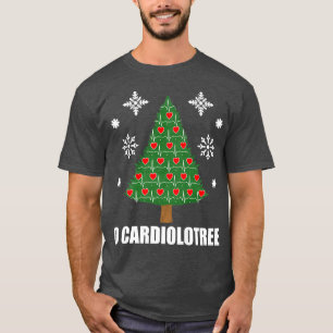Camiseta Funny Cardiologist Christmas Tree Cardiology Offic