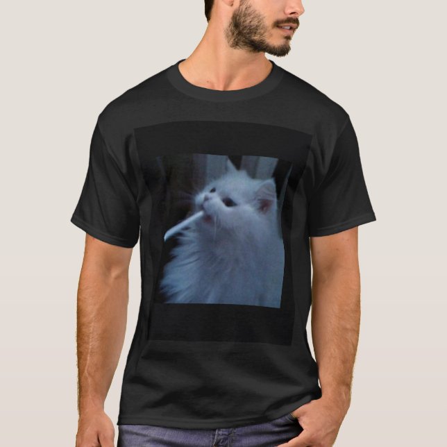 CAMISETA FUNNY CAT (Frente)