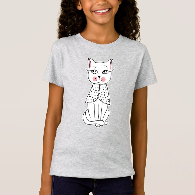 Camiseta Funny Cat Girls (Frente)