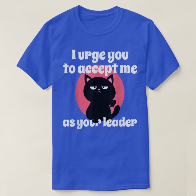 Camiseta Funny Cat Lover Black Kitten Proprietário (Frente do Design)