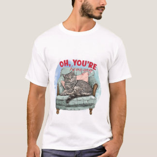 Camiseta Funny Cat Lover Gift - Oh You're Home Yay Quote 😼