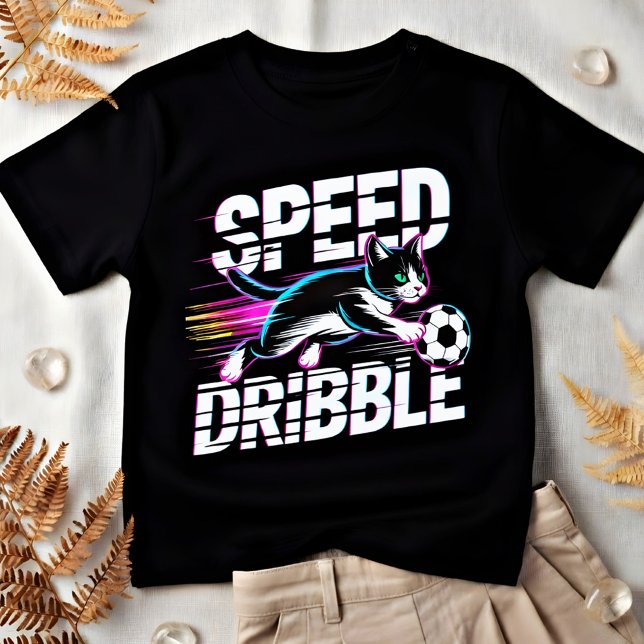 Camiseta Funny Cat Playing Soccer - Gift for Kids & Teens (Criador carregado)