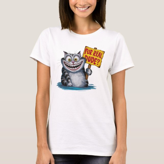 Camiseta Funny Cat Pun (Frente)