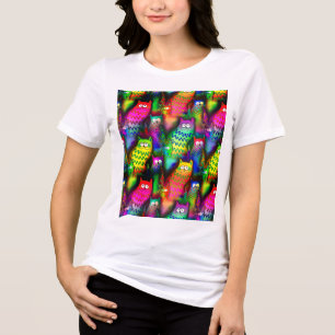 Camiseta Funny Cats Pattern-54578