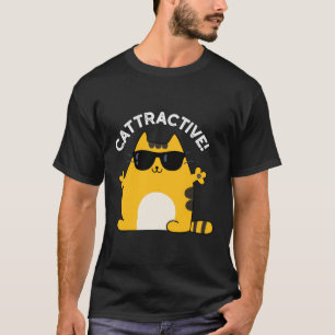 Camiseta Funny Cattrative Atrative Orange Cat Sarcastic