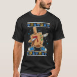 Camiseta Funny Chanukah Dabbing Dreidel dançando Ugly Hanuk<br><div class="desc">Funny Chanukah Dabbing Dreidel dançando feio Hanukkah Sweater</div>