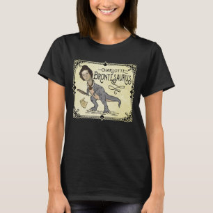 Camiseta Funny Charlotte Bronte Surus Dinossaur Book Reader