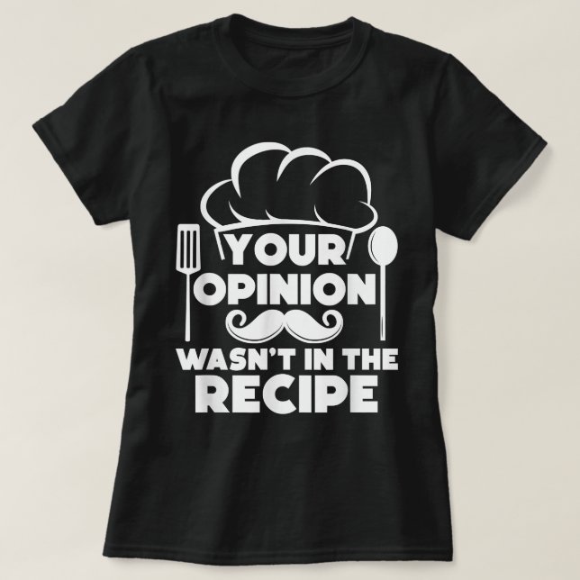 Camiseta Funny Chef Art Men Women Cook Pastry Chef Cooking  (Frente do Design)