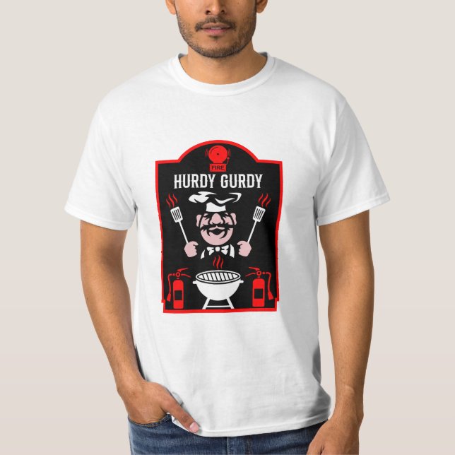Camiseta Funny Chef Hurdy Gurdy (Frente)