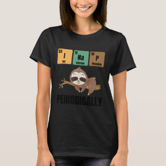Camiseta Funny Chemistry Sloth Nap Quote