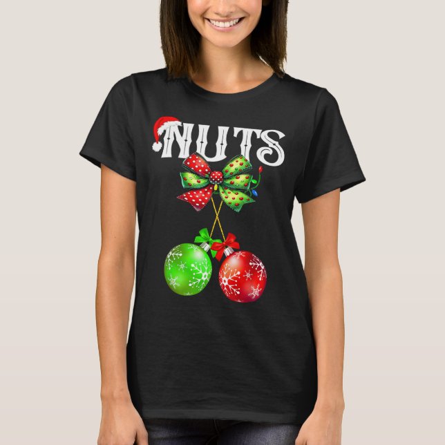 Camiseta Funny Chest Nuts Chestnuts Matching Family Christm (Frente)