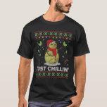 Camiseta Funny Chillin' Snowman Softball Ball Ugly Christma<br><div class="desc">Esse "Engraçado Chillin' Snowman Softball Ball Santa Hat Christma Gift for Softball Player" Ugly Sweater. Clique em nosso Nome da Marca para obter outros estilos.</div>