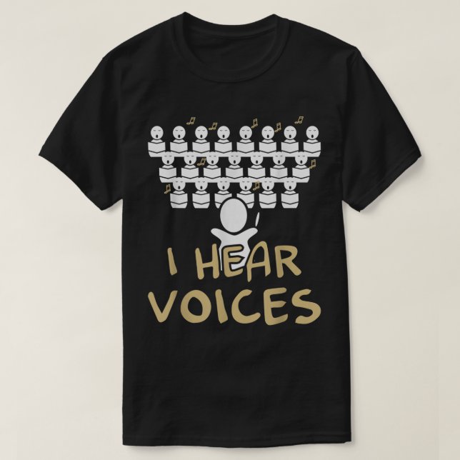 Camiseta Funny Choir Director Music Design (Frente do Design)