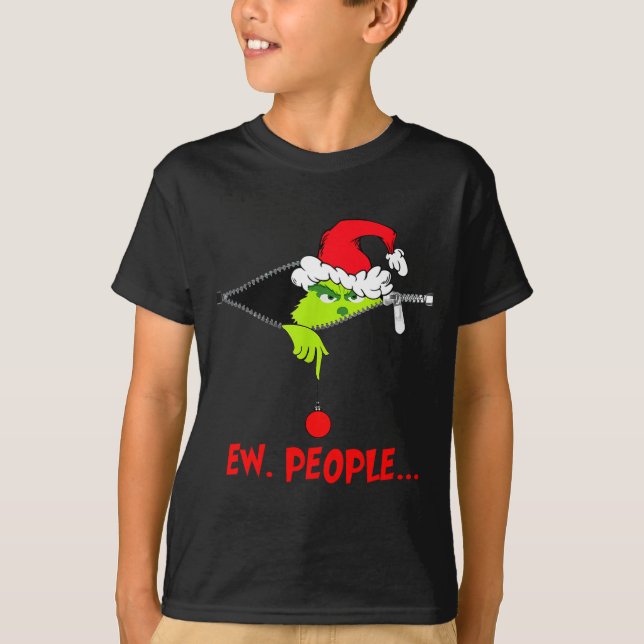 Camiseta Funny Christmas Ew People Men Women Kid Boys Girls (Frente)