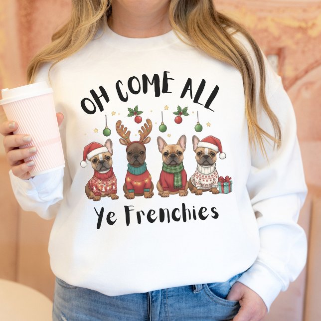 Camiseta Funny Christmas Gift For French Bulldog Owner (Funny Christmas Gift For French Bulldog Owner sweatshirt)