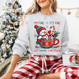 Camiseta Funny Christmas Snowman Sweatshirt