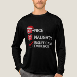 Camiseta Funny Christmas Sweater Naughty for Sarcasm Lovers