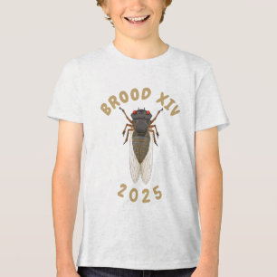 Camiseta Funny Cicada Brood XIV 2025 Inseto natural Lover