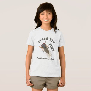 Camiseta Funny Cicada Brood XIV 2025 Inseto natural Lover
