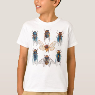 Camiseta Funny Cicadas Insetos Inseto Gráfico Cicada Lover
