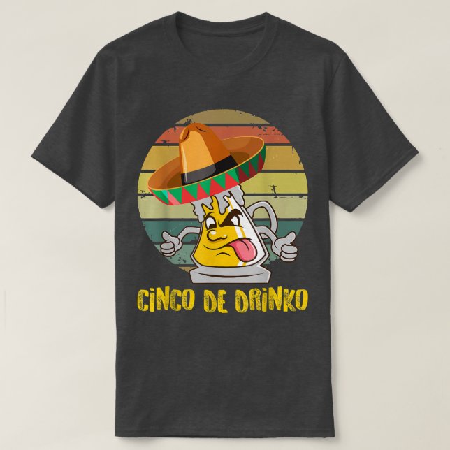 Camiseta Funny cinco de mayo Design day, for cinco de mayo  (Frente do Design)