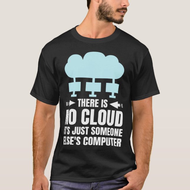 Camiseta Funny Cloud Computing Design for Programmer Develo (Frente)