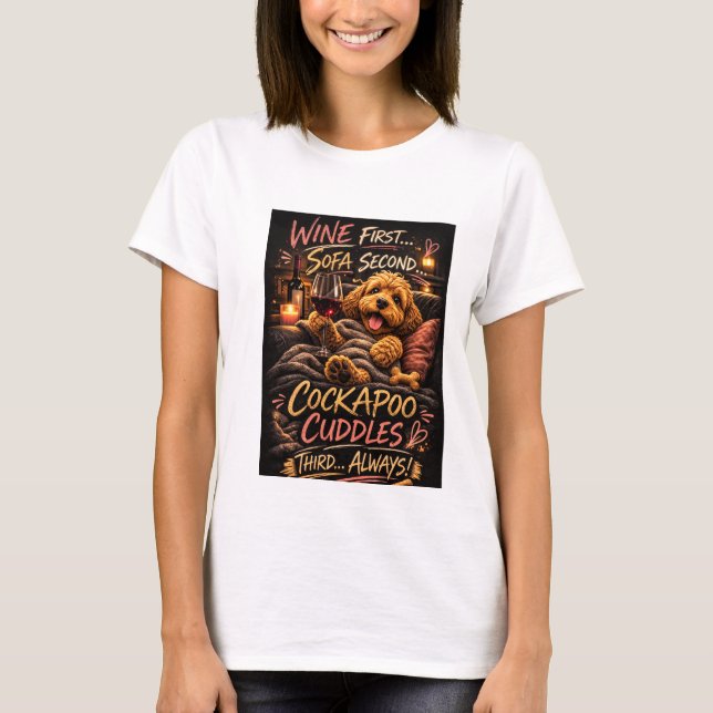Camiseta Funny Cockapoo Gift Dog Shirt Cockapoo Owner gift (Frente)
