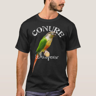Camiseta Funny Conure Whisperer Green Cheek Conure Bird Gif