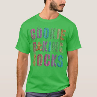 Camiseta Funny COOKIE BASTANDO ROCKS Ninja Gingerpão Man Cu