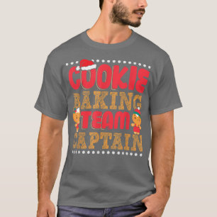 Camiseta Funny Cookie Equipe Baking Capitão Gingerpão Chris
