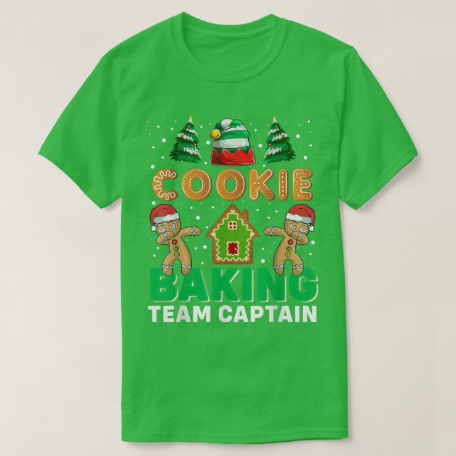 Camiseta Funny Cookie Team Tester Gingerpão Xmas G (Frente do Design)