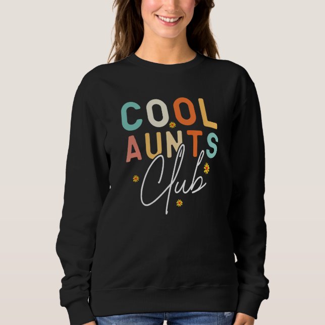 Camiseta Funny Cool Aunts, Cool Aunt Club (Frente)