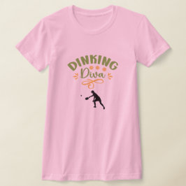 Camiseta Funny Cor-de-Rosa Laranja Verde Dinamizando Diva P