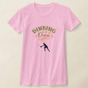 Camiseta Funny Cor-de-Rosa Laranja Verde Dinamizando Diva P