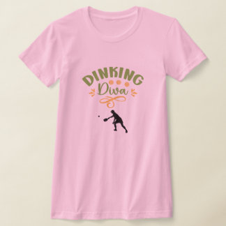 Camiseta Funny Cor-de-Rosa Laranja Verde Dinamizando Diva P
