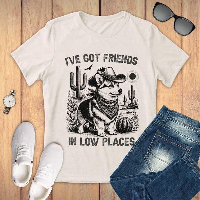 Camiseta Funny Corgi Cowboy Dog (Criador carregado)
