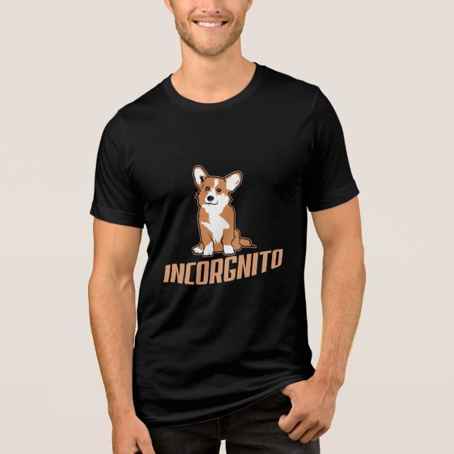 Camiseta Funny Corgi Incognito Dog Owner (Frente)