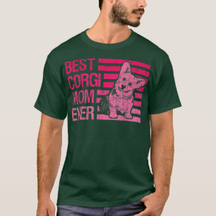 Camiseta Funny Corgi Mom Art Women Girls Dog Pembroke Corgi