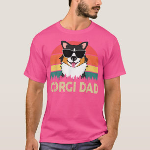 Camiseta Funny Corgi Pai Pembroke Welsh Tricolor Corgi Gift