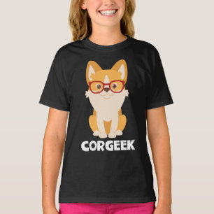 Camiseta Funny Corgi Puppy Dog Dover Dosagem Cartoon Doggy