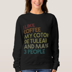 Camiseta Funny Coton De Tulear Dog Proprietário De Café Lov