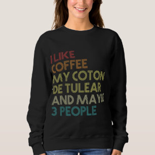 Camiseta Funny Coton De Tulear Dog Proprietário De Café Lov
