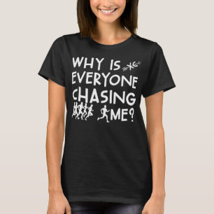Camiseta Funny Cross Country Runing Team Porque É Que Todos