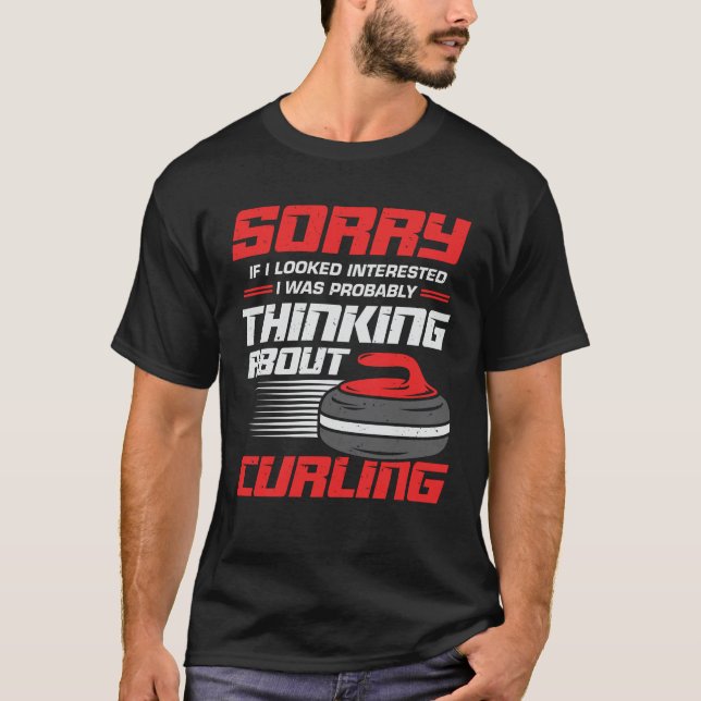 Camiseta Funny Curling Player Sport Curler Gift (Frente)