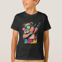 Funny Dabbing Capy Bruh adolescente Jovens Jovens