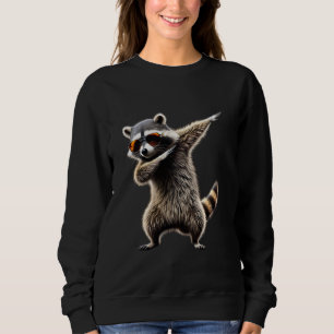Camiseta Funny Dabbing Raccoon Legal Diversão Amante de os 