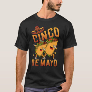 Camiseta Funny Dabbing Taco Cinco de Mayo Comida mexicana